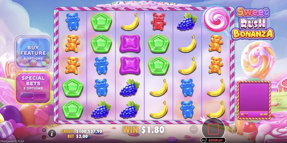 Sweet Rush Bonanza demo